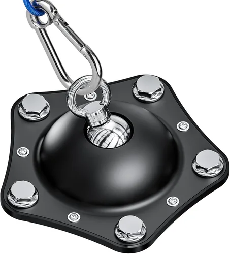 Miniatura 10 de Cable de amarre para perros y estaca para acampar al aire libre, anclaje giratorio de 360°, con cable resistente de 20 pies, el corredor de perro