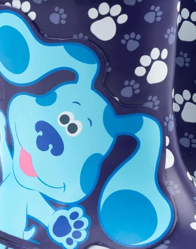 Miniatura 6 de Blue's Clues And You Wellies - Botas de agua para niños y niñas Animated Blue Puppy Lets Play Wellington Botas resistentes al agua Zapatos