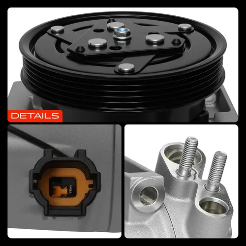Miniatura 9 de A-Premium Compresor de A/C con embrague compatible con Infiniti QX4 3.3L 1997-1998, Nissan Pathfinder 3.3L 1996-1998