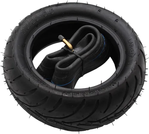 Miniatura 2 de 110-50-6.5 Neumático exterior y cámara de aire con válvula angular para 38cc 47cc 49CC MTA1 MTA2 Cag Mx3 GP-RSR Mini Pocket Dirt Pit Bike Scooters