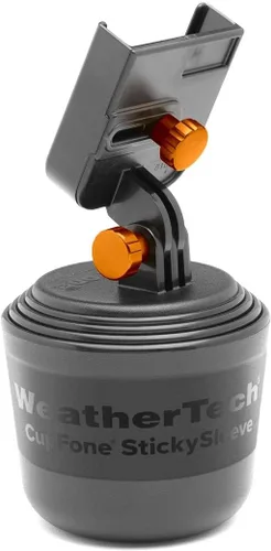 Miniatura 25 de WeatherTech CupFone con extensión – Soporte ajustable y universal para teléfono móvil con portavasos para coche y camión – Mejor diseño para carga