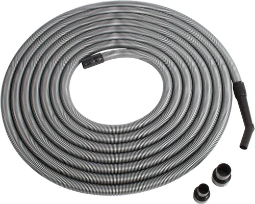 Miniatura 9 de Cen-Tec Systems Manguera de extensión de vacío prémium de 10 pies con 2 adaptadores de tanque y extremo curvado de 1.25 pulgadas, 120 pulgadas