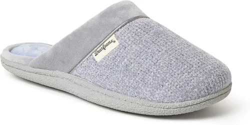 Miniatura 5 de Dearfoams Samantha - Pantuflas de punto con puntera cerrada para mujer
