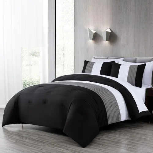 Miniatura 16 de Chezmoi Collection Briar - Juego de cama California King de 7 piezas en una bolsa, juego de edredón de microfibra ligera para todas las estaciones