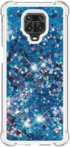 Miniatura 68 de Glitter Sparkle Moving Quicksand Flowing Cover para Xiaomi Redmi Note 10S Bling Liquid Clear Star Heart Silicona Bumper Funda transparente de goma a