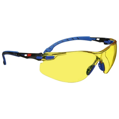 Miniatura 9 de 3M Gafas de seguridad, Solus 1000, S1201SGAF, ANSI Z87, lente antivaho Scotchgard, marco verde/negro, media montura, varillas acolchadas, puente