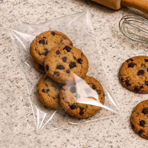 Miniatura 6 de Morepack Bolsas de celofán autosellables, 6 x 9 pulgadas, 200 bolsas transparentes para galletas, bolsas de celofán resellables para embalaje