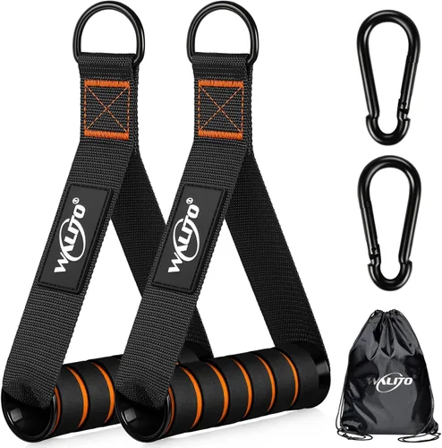 Miniatura 8 de Manijas de Ejercicio WALITO, Reemplazo de Accesorios de Cable para Equipo de Gimnasio en Casa, Sistema de Poleas, Pilates, Bandas de Resistencia