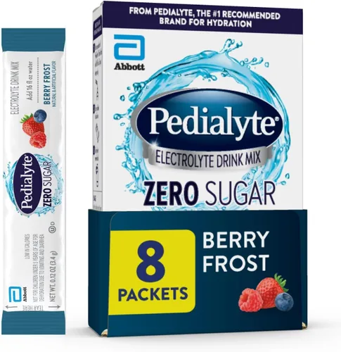Miniatura 9 de Pedialyte Mezcla de bebidas con electrolitos sin azúcar Hidratación con electrolitos clave Gran hidratación baja en calorías Fresa, 24