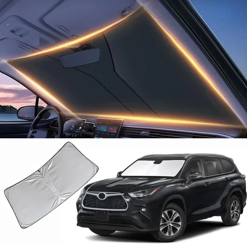 Miniatura 20 de Parasol para parabrisas delantero, protector de visera, accesorios para automóvil