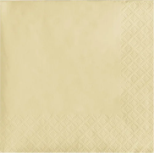 Miniatura 38 de Creative Converting 663276B Toque de color - Servilletas de papel de 2 capas para almuerzo (50 unidades), dorado brillante, 16.5 cm x 16.5 cm Oro