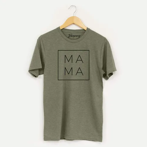 Miniatura 3 de Inkopious Modern Mama Square Camiseta, Gris