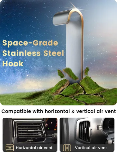Miniatura 6 de Soportes de Teléfono para tu Automóvil: [Nunca Bloquea] Soporte de Ventilación de Aire para Teléfonos Celulares para iPhone 17 Pro Max y Samsung
