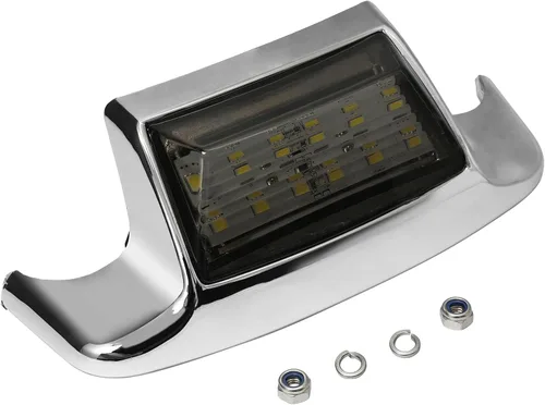 TCT-MOTORPARTS Lente ahumada de luz trasera para Harley FLSTC Heritage Softail Classic
