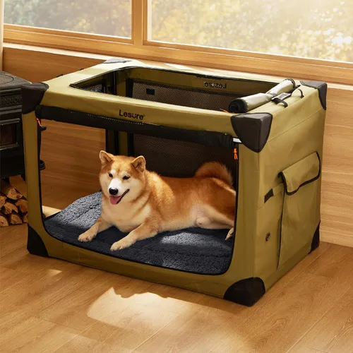Miniatura 7 de Bedsure Cama Lavable para Jaula de Perro para Perros Grandes, Alfombra de Espuma Suave para Suelo de Mascotas, Almohadilla Versátil y Ligera