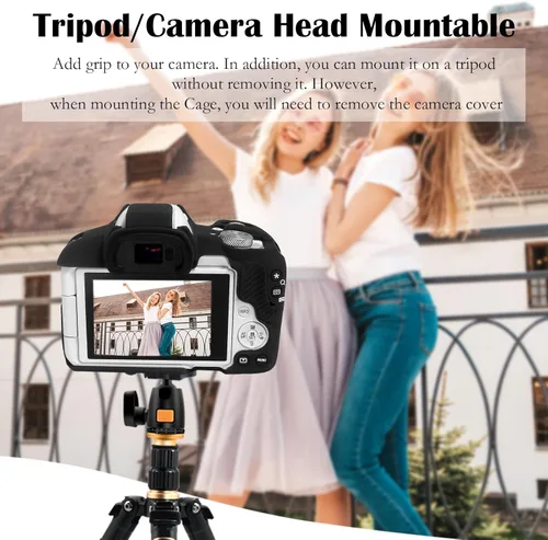 Miniatura 5 de Easy Hood Funda para cámara R50, con botones que marcan la funda protectora de la cámara para cámara de vlogging sin espejo Canon EOS R50, funda
