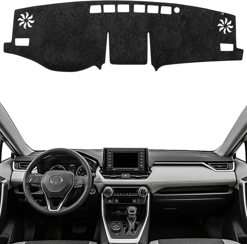 Miniatura 11 de Cubierta de Tablero Alfombrilla de Salpicadero Compatible con to-yota 4Runner 2009-2003 (para Conducción a la Izquierda), Alfombrilla de Tablero