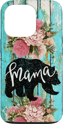 Miniatura 10 de Funda para iPhone 16, color turquesa, diseño rústico de grano de madera