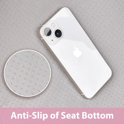 Miniatura 5 de CAR PASS Fundas de Asiento de Cuero Rosa Juego Completo Universal Resistente al Agua Soporte de Respaldo de Espuma 3D, Comodidad de Lujo Automotriz