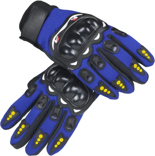ERYUE Mitones, Guantes de Motocicleta de los Hombres Pantalla Tocante de Dedo Completo Guantes de Ciclismo Guantes Cálidos para Moto MTB Ciclismo