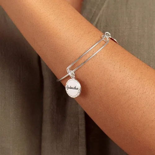 Miniatura 4 de Alex and Ani - Pulsera expandible de alambre para mujer, con dije significativo, colección Because I Love You, de 2 a 3.5 pulgadas