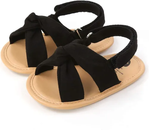 Miniatura 75 de Sandalias de verano para bebés, niñas y niños, unisex, antideslizantes, suela suave, transpirable, para primeros pasos, zapatos de playa al aire