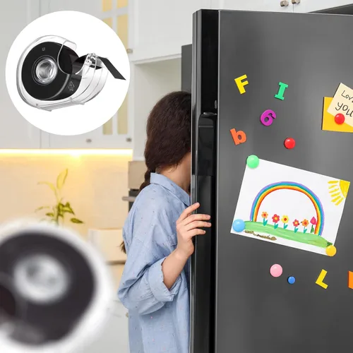 Miniatura 4 de Zubebe Rollo de cinta magnética (0.75 pulgadas de ancho x 26 pies de largo) dispensador de cinta magnética flexible adhesiva con respaldo adhesivo