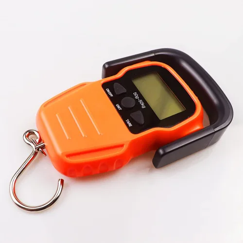 Miniatura 2 de Báscula de pesca, máx. 110 libras110.2lbs, balanza de equipaje retroiluminada, pantalla LCD portátil, equilibrio electrónico digital, balanza