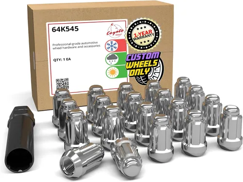 Miniatura 17 de Wheel Accessories Parts 20 piezas de 0.472 in 1.50 12 x 1.50 rosca para automóvil de 1.38 pulgadas de largo, tuerca negra para muchos automóviles