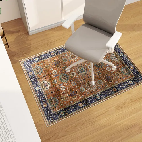 Miniatura 13 de chakme Tapete para silla de oficina para suelo de madera dura, 48 x 36 pulgadas, protector de escritorio de computadora de fácil deslizamiento