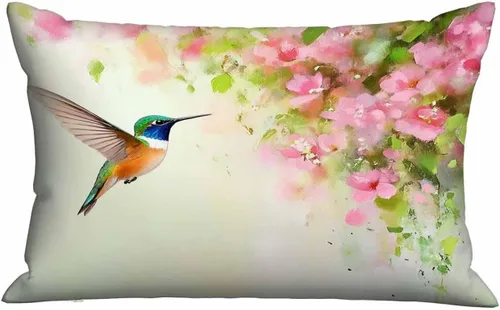 Miniatura 21 de Mugod Funda de almohada rectangular con purpurina dorada, cita motivacional, Hello Beautiful, funda de cojín decorativa para sofá de 20 x 30 pulgadas