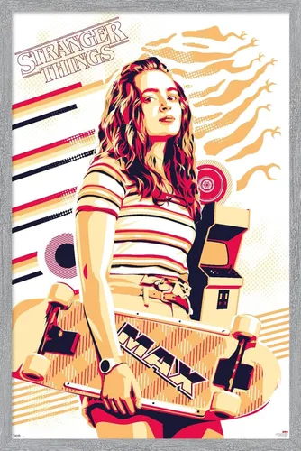 Miniatura 18 de Trends International Netflix Stranger Things: Season 3 - Póster de pared máximo, 14.725 x 22.375 pulgadas, versión enmarcada de madera de granero