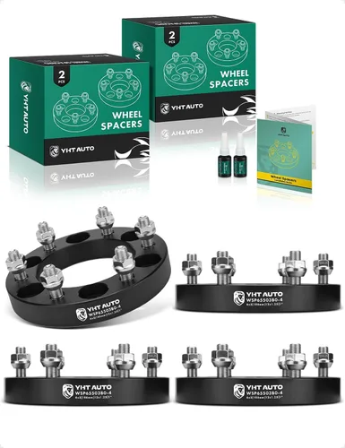 Miniatura 13 de YHTAUTO Espaciadores de rueda de 6x5.5 pulgadas de 1 pulgada compatibles con modelos INFINITI, Nissan, QX4, QX56, Frontier, Armada, Pathfinder