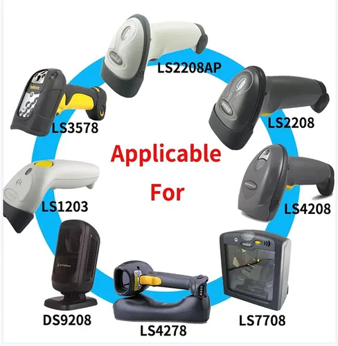 Miniatura 6 de Cable USB para escáner de código de barras Symbol Zebra Motorola, cable USB a RJ45, CBA-U01-S07ZAR LS2208-SR DS2208 DS8178 LS1203 LS4208 DS4208