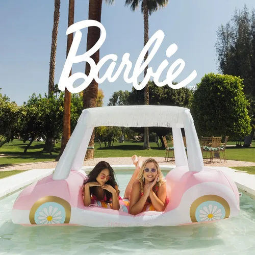 Miniatura 8 de FUNBOY Giant Inflatable Luxury Golf Cart Pool Float, Two Cup Holders, Removable Fringe Shade, Float for Summer Pool Party and Entertainment Carrito