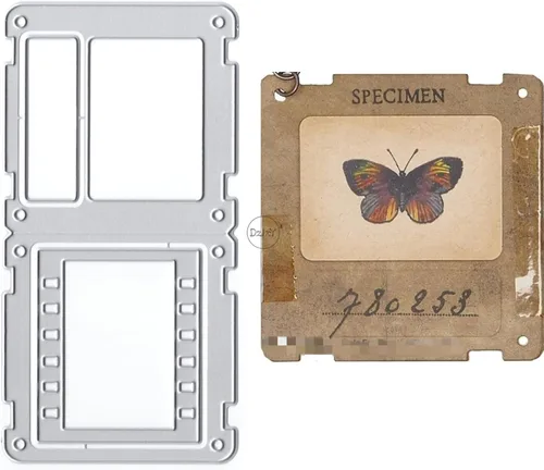 Miniatura 11 de DzIxY One Cloud Border Label Troqueles de corte de metal para kit de fabricación de tarjetas, troqueles de papel de gofrado, plantillas de máquina 6