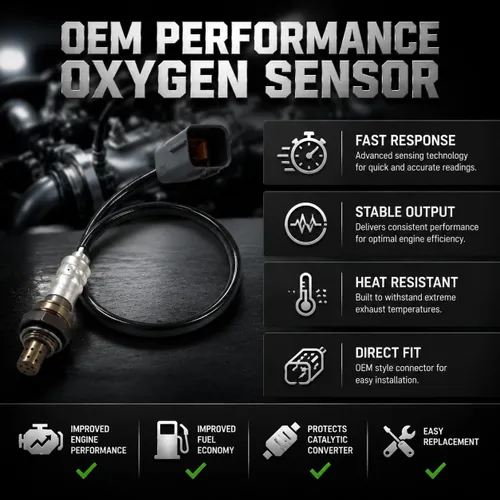 Miniatura 5 de 75-4398 24458 Sensor de oxígeno posterior compatible con Mazda 3, Mazda 3 Sport 2010 2011 2012 2013 2.0L 2.5L Sensor O2 posterior