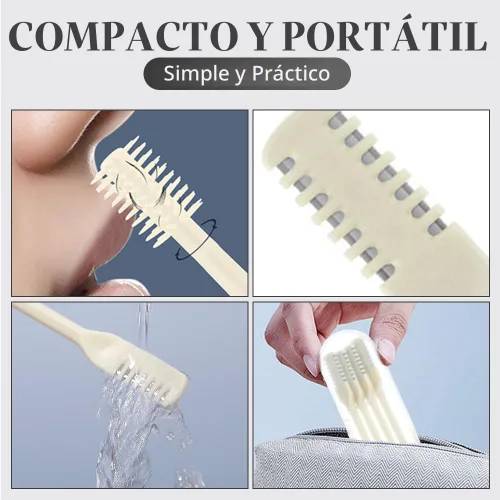 Miniatura 5 de Cortador de Vello Nasal Mejorado 2025, Herramienta Profesional 2 en 1 para Quitar Vello de Fosa Nasal, Cuchilla Afilada y Segura de Doble Cara