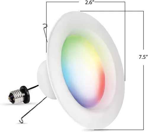 Miniatura 8 de Feit Electric - Focos empotrables LED inteligentes, 12-15 cm, Wi-Fi, regulables, cambian de color, 1000 lúmenes, 11.1 W (equivalente a 75 W)
