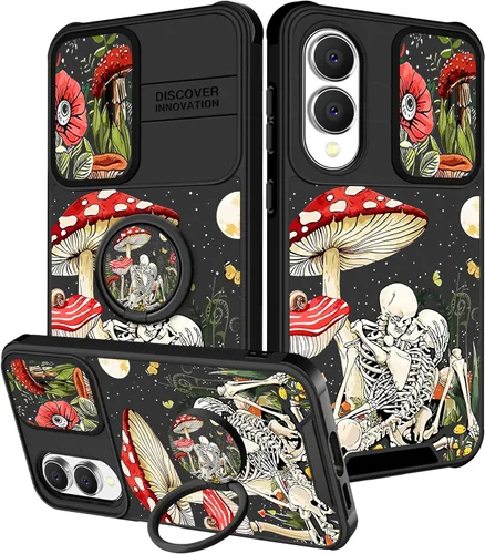 Miniatura 132 de Funermei Funda para teléfono Samsung Galaxy Note 10 Plus – Funda femenina bonita para niñas, diseño inspirador estético con funda para cámara
