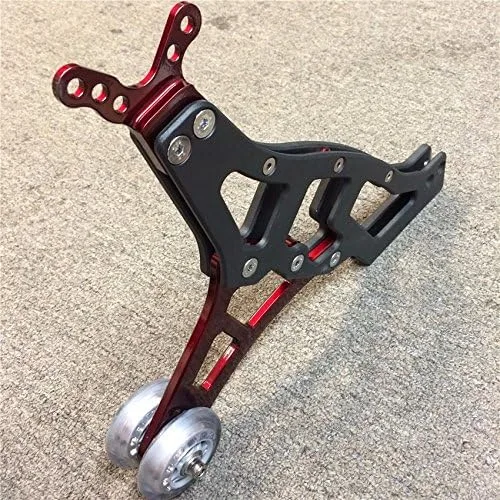 Miniatura 6 de XKMT-Universal Racing Sport Rear Combo Wheel Lift Stands Paddock Stands Rojo [B01442B0BM]