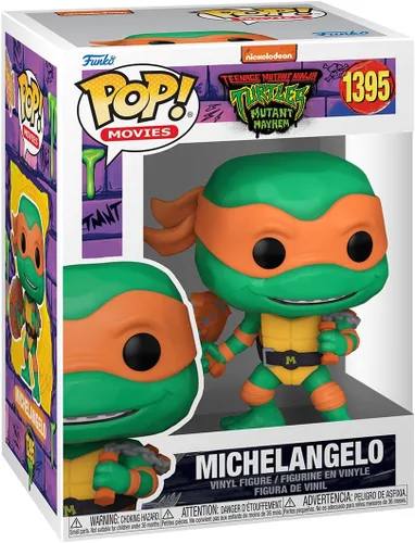 Funko Pop! Movies: Teenage Mutant Ninja Turtles (TMNT) Michelangelo - Figura de vinilo coleccionable - Idea de regalo - Producto oficial - para