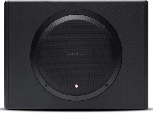 Rockford Fosgate Punch P300-12 Subwoofer amplificado individual de 12" de 300 vatios en caja - Negro