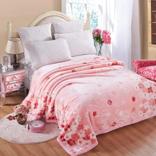 Miniatura 14 de LGYKUMEG - Manta de visón coreana de 59x79 pulgadas, manta suave y cálida de felpa sedosa - Manta reversible de 2 capas Raschel para cama individual