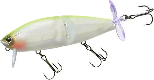 YO-Zuri 3DB Wake Prop Flotante 85MM BASS Señuelo Color: Mate PRO Azul
