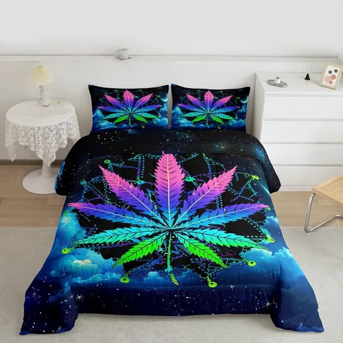 Miniatura 37 de Erosebridal - Juego de edredón atrapasueños tamaño Queen, juego de ropa de cama boho con plumas, juego de colcha mandala para niños, niñas y Ww2707