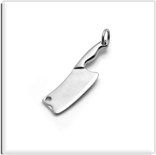 Miniatura 5 de Xusamss Collar de chef con colgante de acero de titanio clásico de moda, cadena de caja de 22 pulgadas, Ágata