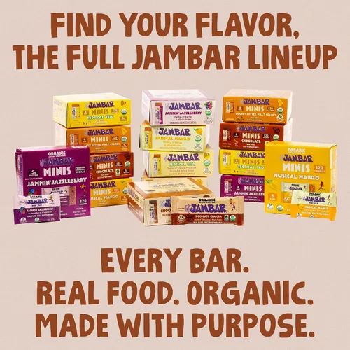 Miniatura 7 de JAMBAR Organic Artisan Energy Bar (Chocolate Cha Cha - 12 unidades)