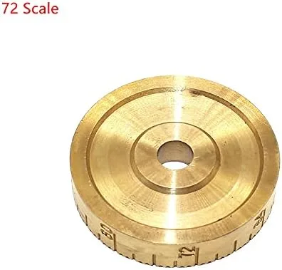 Miniatura 2 de Máquina de facetado de piedras preciosas Gear 32/64/72/96 Index Wheel Accesorios para máquinas pulidoras de fresado angular de joyería (escala 72)