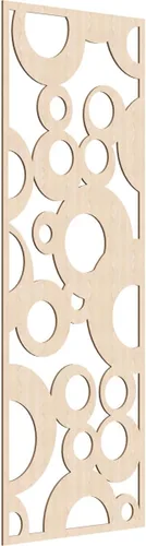 Miniatura 95 de Farwell Paneles de pared decorativos de madera con calado, 13 3/8 pulgadas de ancho x 34 3/8 pulgadas de alto x 1/4 de alto, roble rojo rojo